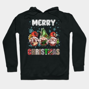 Merry Christmas Gnome Family Funny Xmas Tree Women Men Kids Hoodie